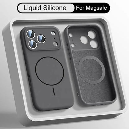 MagSafe Liquid Silicone Case – Soft Touch Protective Cover for iPhone