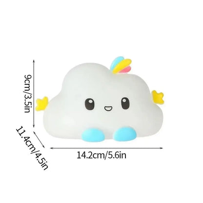 Cute Cloud Night Light – Portable LED Bedside Lamp for Kids & Nurseries