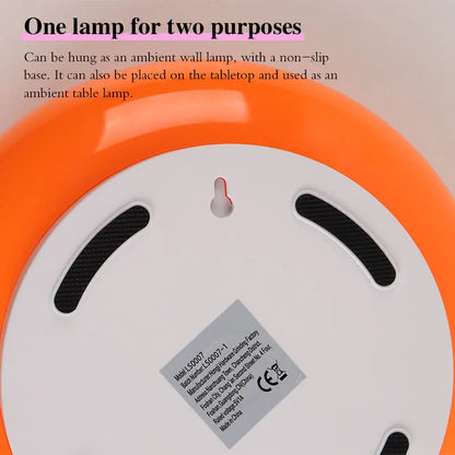 Rechargeable Donut Table Lamp – Modern LED Wall & Desk Light with 3 Colour Modes