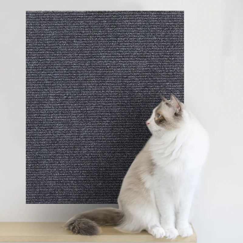 Self-Adhesive Cat Scratching Mat – Trimmable Furniture & Wall Protector