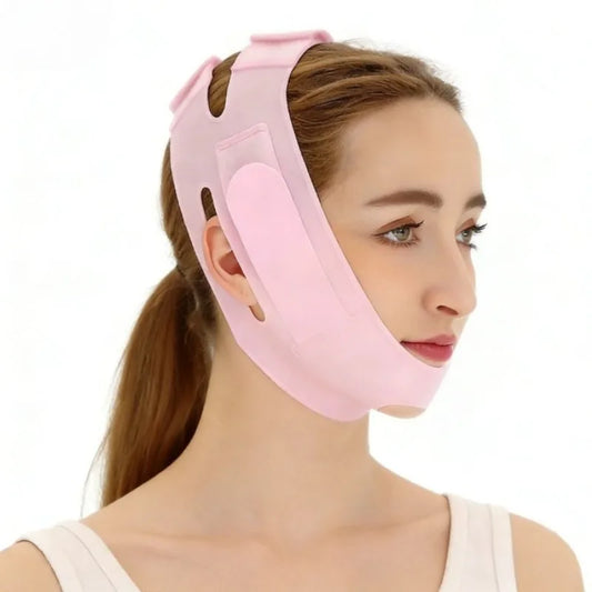 Silicone V-Line Face Lifting Mask – Reusable Chin & Neck Support Band