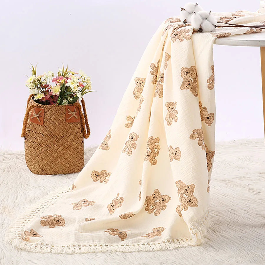 Lightweight Muslin Swaddle Blanket