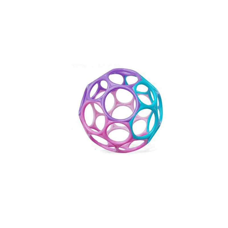 Baby Sensory Grasping Rattle Ball – Soft Bell & Textured Early Learning Toy