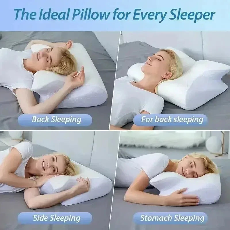 Ergonomic Cervical Neck Pillow – Butterfly Memory Foam Sleeping Pillow