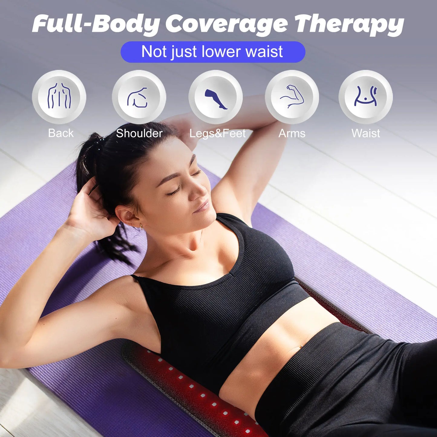 Red Infrared Light Therapy Belt – Wearable LED Therapy Wrap