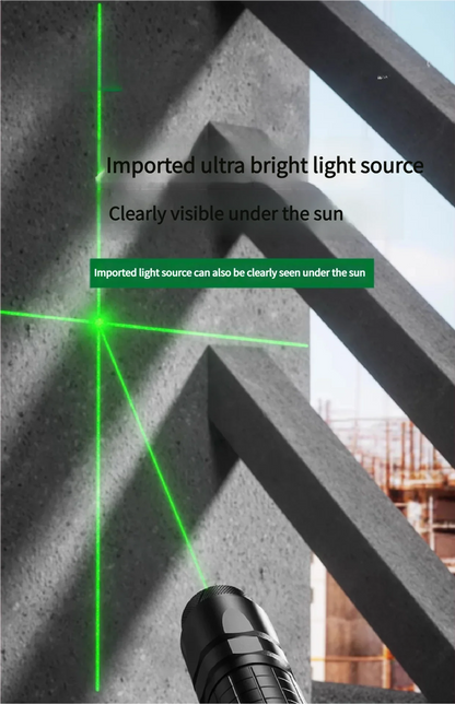 Self-Levelling Cross Line Laser Level – Laser Alignment Tool with Infrared Positioning