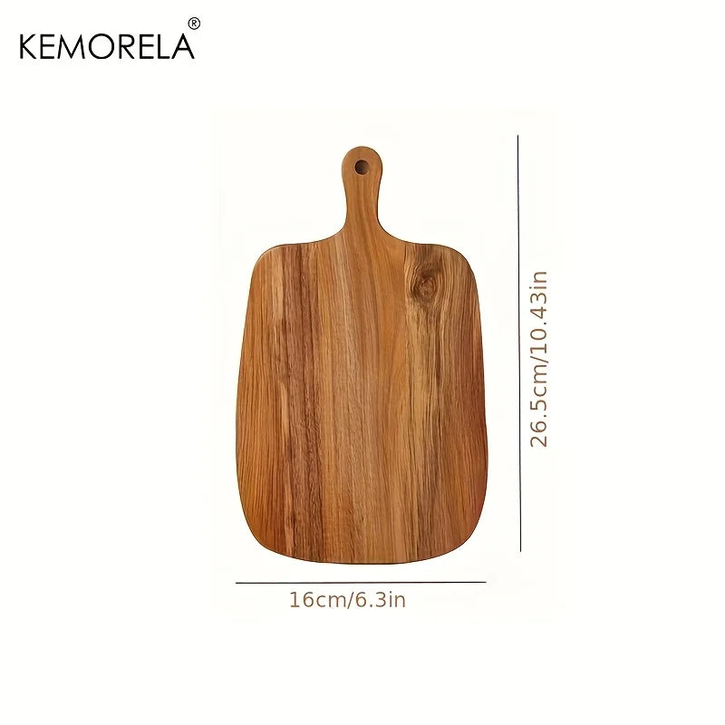 Wooden Serving Board – Durable Cutting Board for Bread, Cheese & Fruit