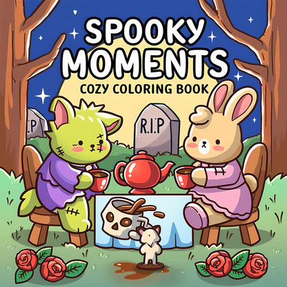 Cat Moments Adult Colouring Book – Relaxing Cat-Themed Colouring Book