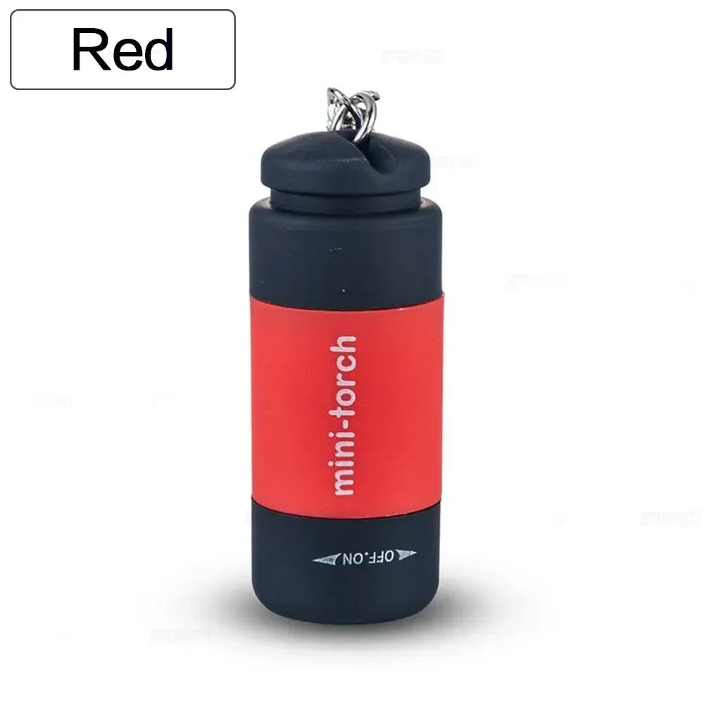 USB Rechargeable Mini Keychain Flashlight – Pocket LED Torch