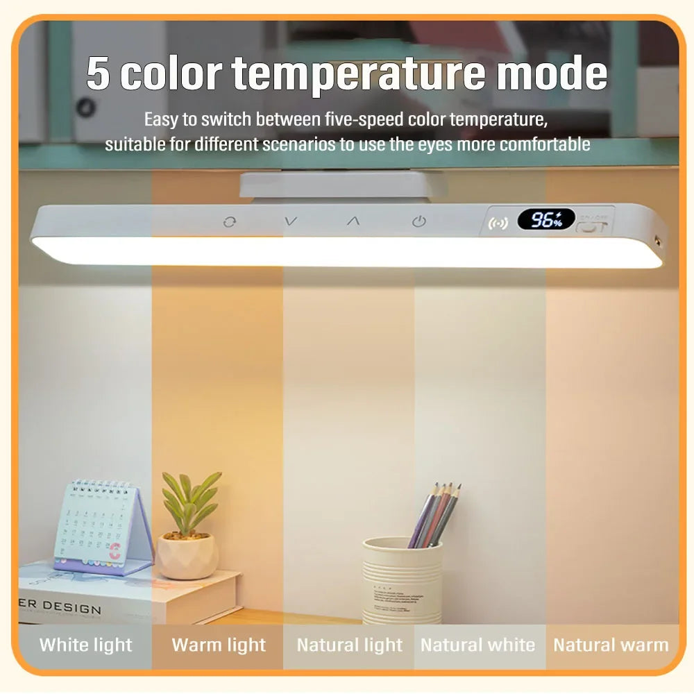 Rechargeable Magnetic LED Desk Lamp – Touch Control Night Light