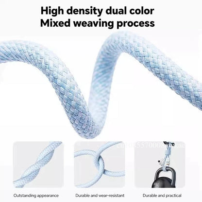3-in-1 Fast Charging Cable – USB-A to USB-C, Lightning & Micro USB (Up to 100W)
