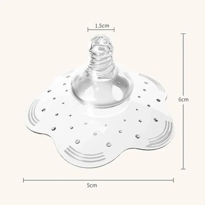 Silicone Breastfeeding Nipple Shield – Soft Reusable Nursing Protector