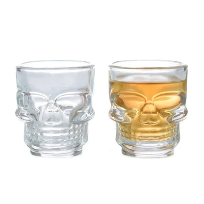 Skull Head Shot Glass – 45ml Halloween Whisky & Liquor Glass