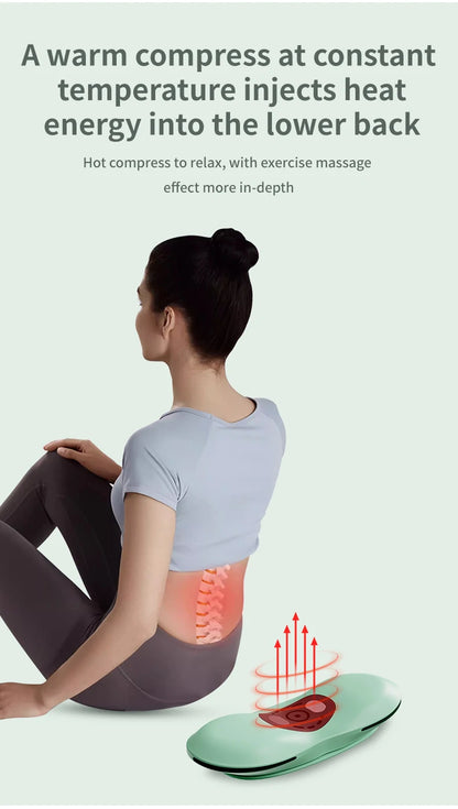 Heated Waist Massager with Air Compression & Vibration – Lumbar Support Massage Belt