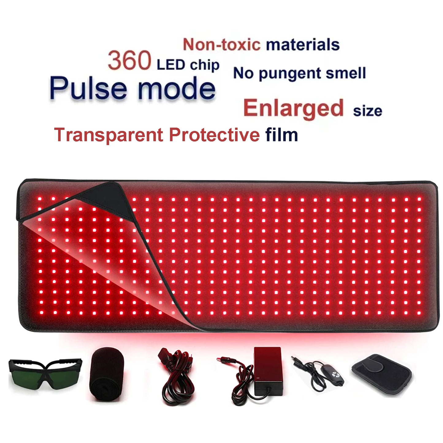 Red Infrared Light Therapy Belt – Wearable LED Therapy Wrap