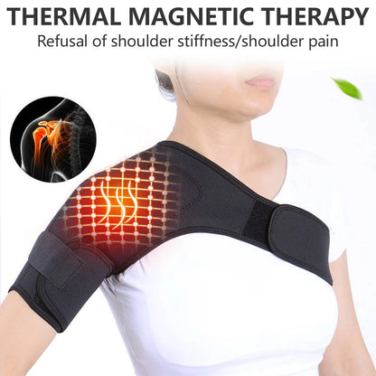 Heated Shoulder Support Brace – Compression Wrap for Pain Relief & Recovery