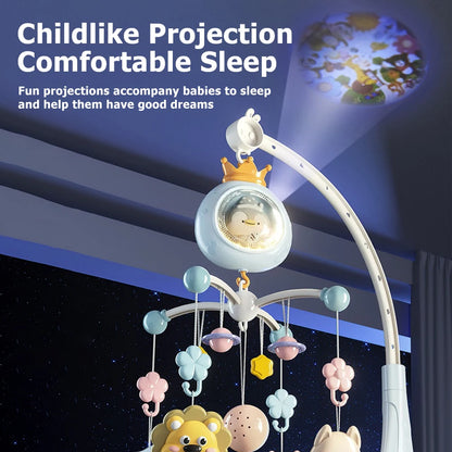 Musical Rotating Cot Mobile with Remote Control