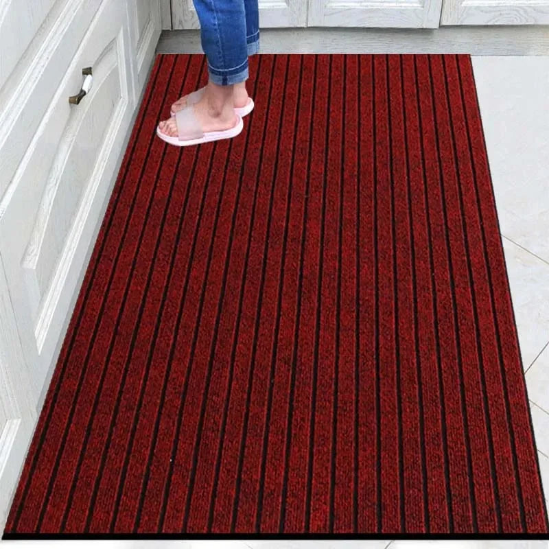 Striped Non-Slip Absorbent Floor Rug – Kitchen, Hallway & Entrance Mat