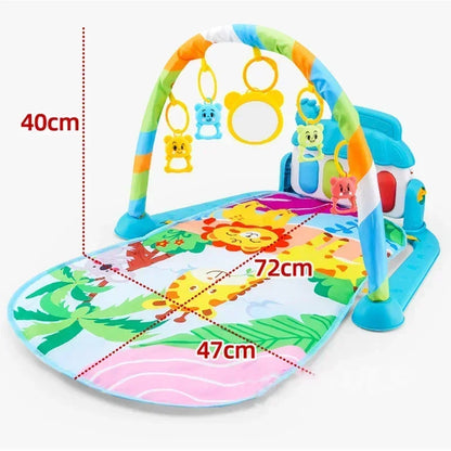 Baby Piano Play Mat Gym – Musical Activity & Tummy Time Toy (0–36 Months)