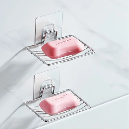 Stainless Steel Soap Holder – Wall Mounted Drainage Soap Rack