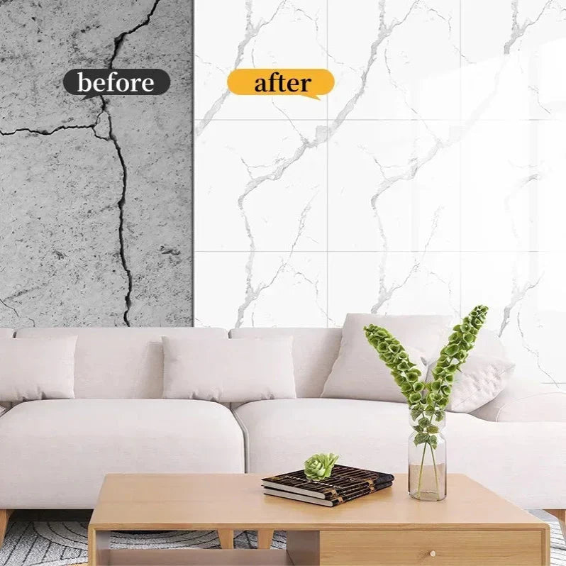 PVC Self-Adhesive Marble Waterproof Floor Tiles (available in 10 designs)