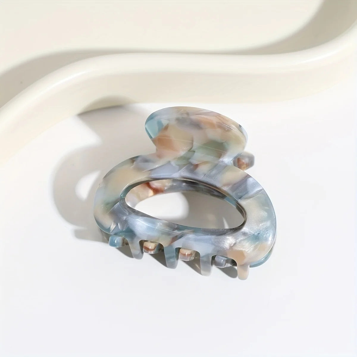 Elegant Oval Hair Claw Clip