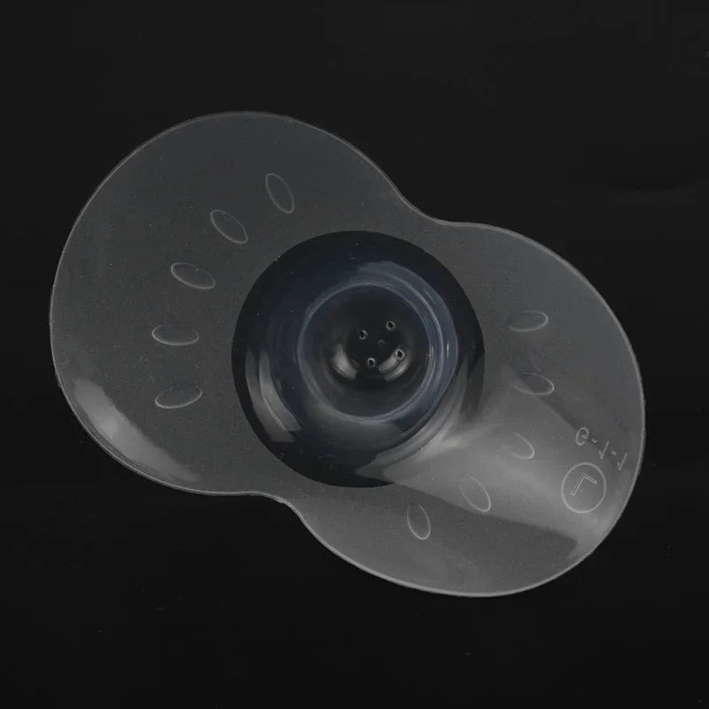 2-Pack Silicone Nipple Shields – Soft Breastfeeding Nipple Protectors with Storage Case
