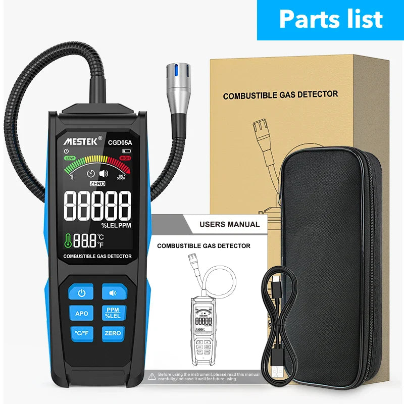 Gas Leak Detector 0–50000PPM