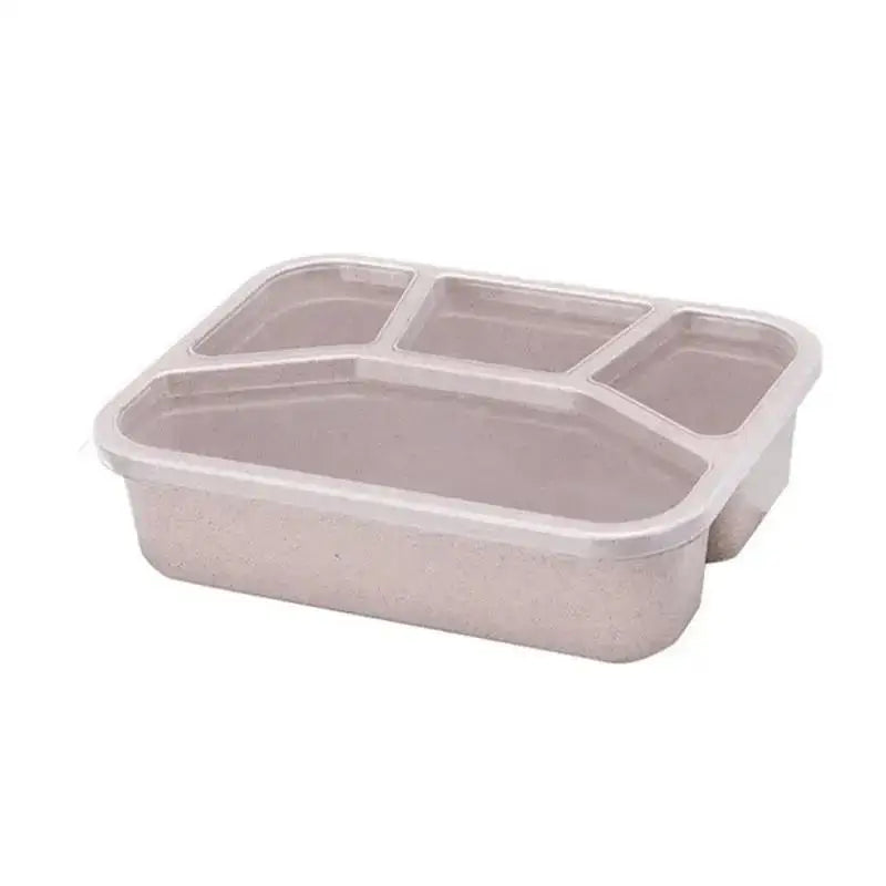 4-Compartment Bento Lunch Box – Leak-Resistant Microwave & Dishwasher Safe Meal Container