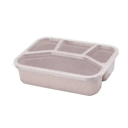 4-Compartment Bento Lunch Box – Leak-Resistant Microwave & Dishwasher Safe Meal Container