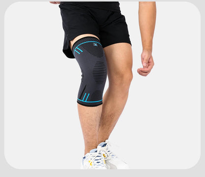 Compression Knee Support Sleeve – Breathable Knee Brace with Spring Stabilisers