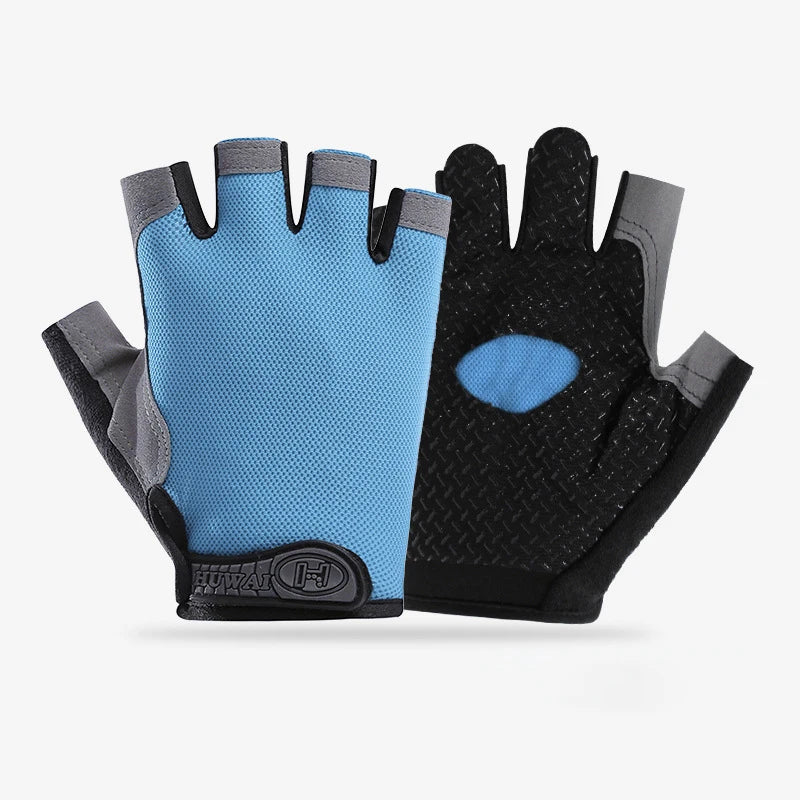 Fingerless Gym & Training Gloves – Breathable Non-Slip Workout Gloves for Men & Women
