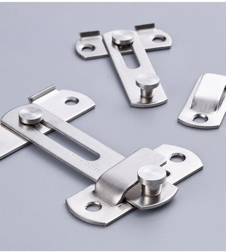 Sliding Barn Door Latch – Heavy Duty Right Angle Hook & Eye Lock for Doors, Gates & Cabinets