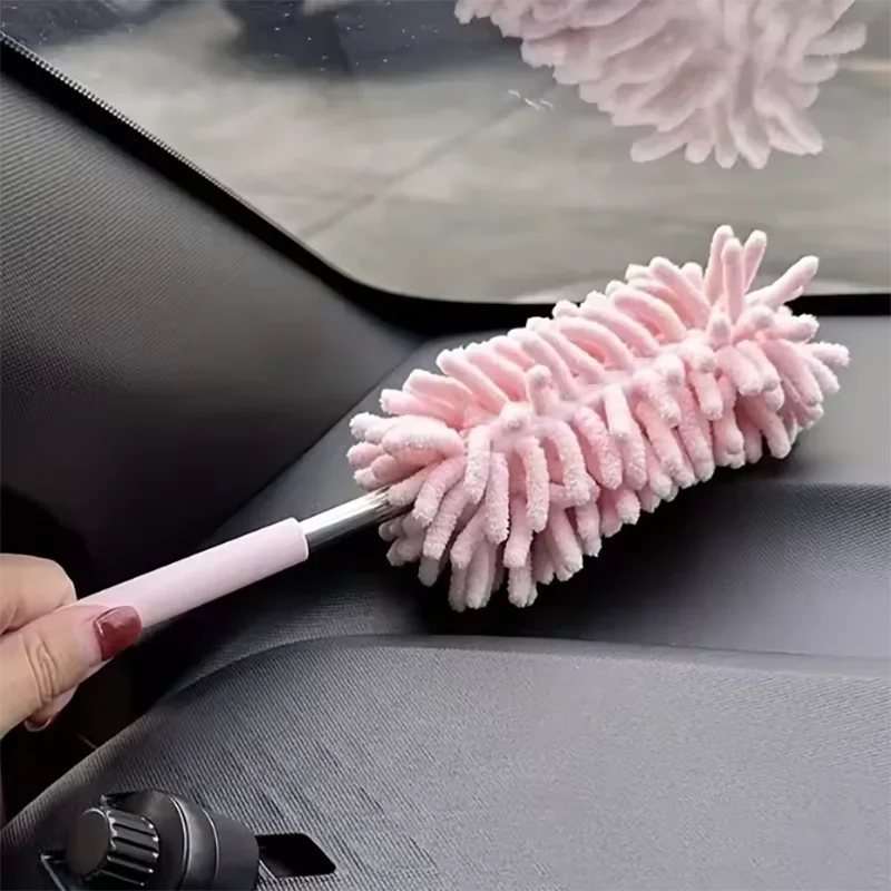 Extendable Microfibre Duster – Flexible Dust Cleaning Brush for Home & Car