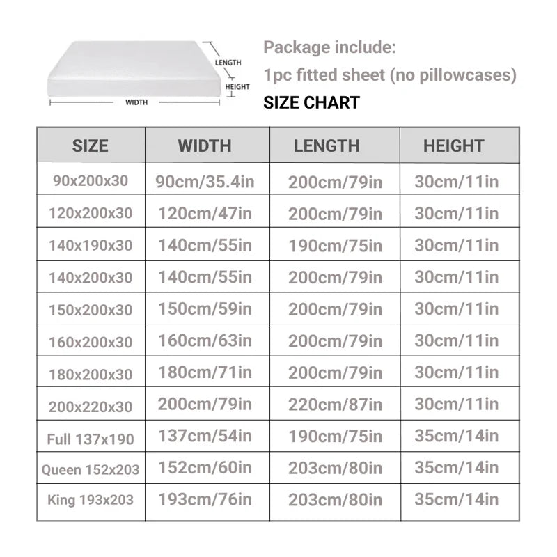 Waterproof Mattress Protector – Deep Fitted Mattress Cover | Soft Breathable Bed Protector