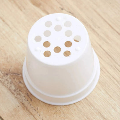 20-Pack Mini Seedling Pots – 6.5cm Plastic Nursery Pots with Drainage Holes