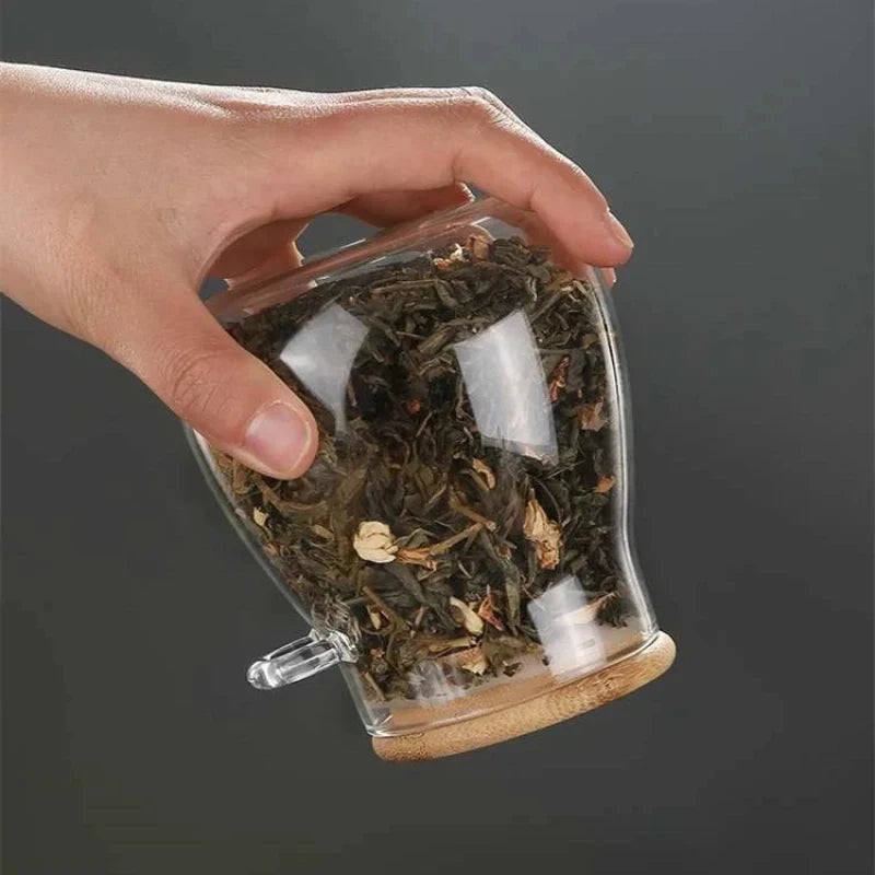 Airtight Glass Storage Jar – Sealed Food Storage Container with Lid