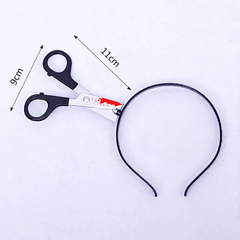 Halloween Fake Knife Headband – 3D Horror Costume Hair Accessory