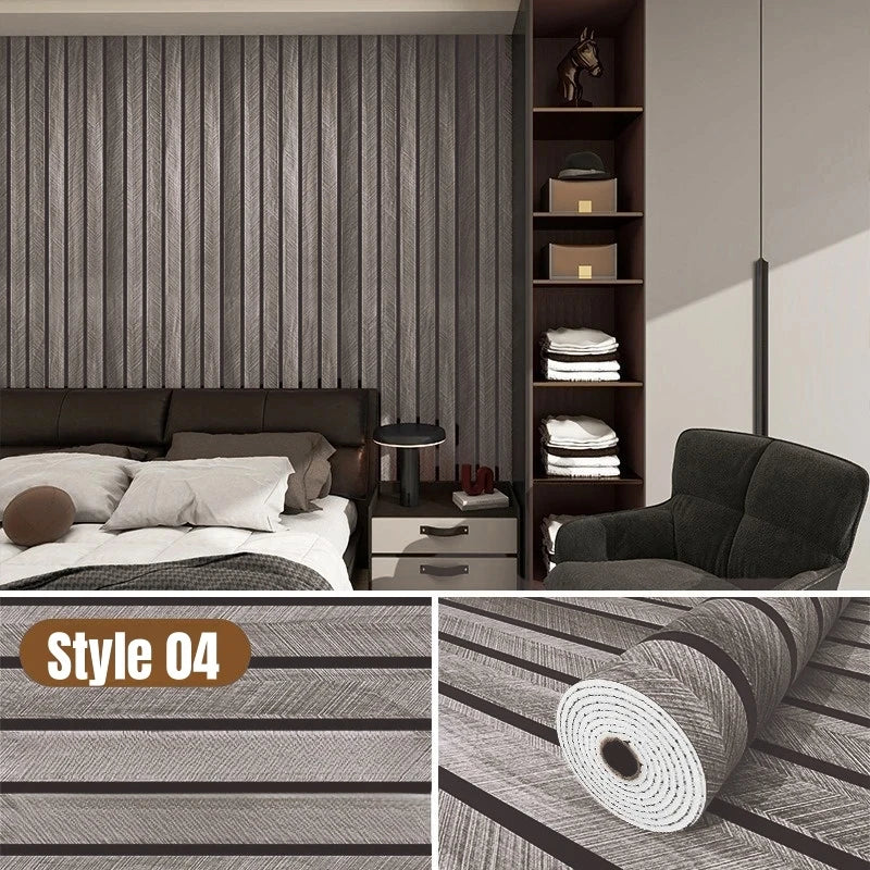 Self-Adhesive Foam Grille Wallpaper (available in 5 designs)
