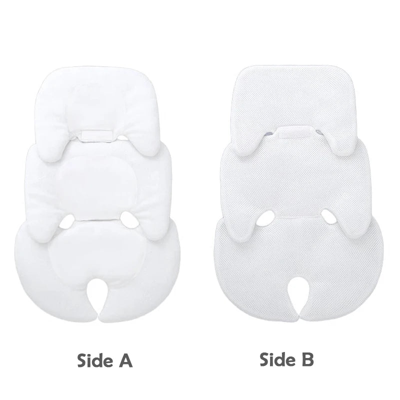 Universal Reversible Baby Stroller Seat Pad – Soft Double-Sided Pram & Car Seat Cushion