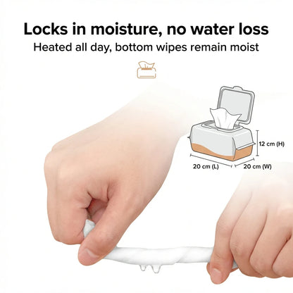 Portable Baby Wipe Warmer with LED Temperature Display