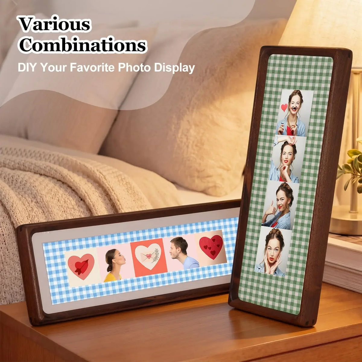 Wooden Photo Booth Strip Picture Frame