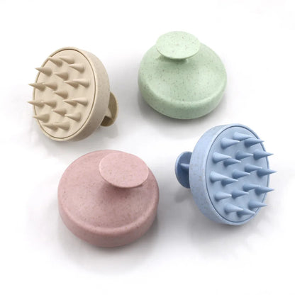 Silicone Scalp Shampoo Brush – Hair & Scalp Massage Shower Brush