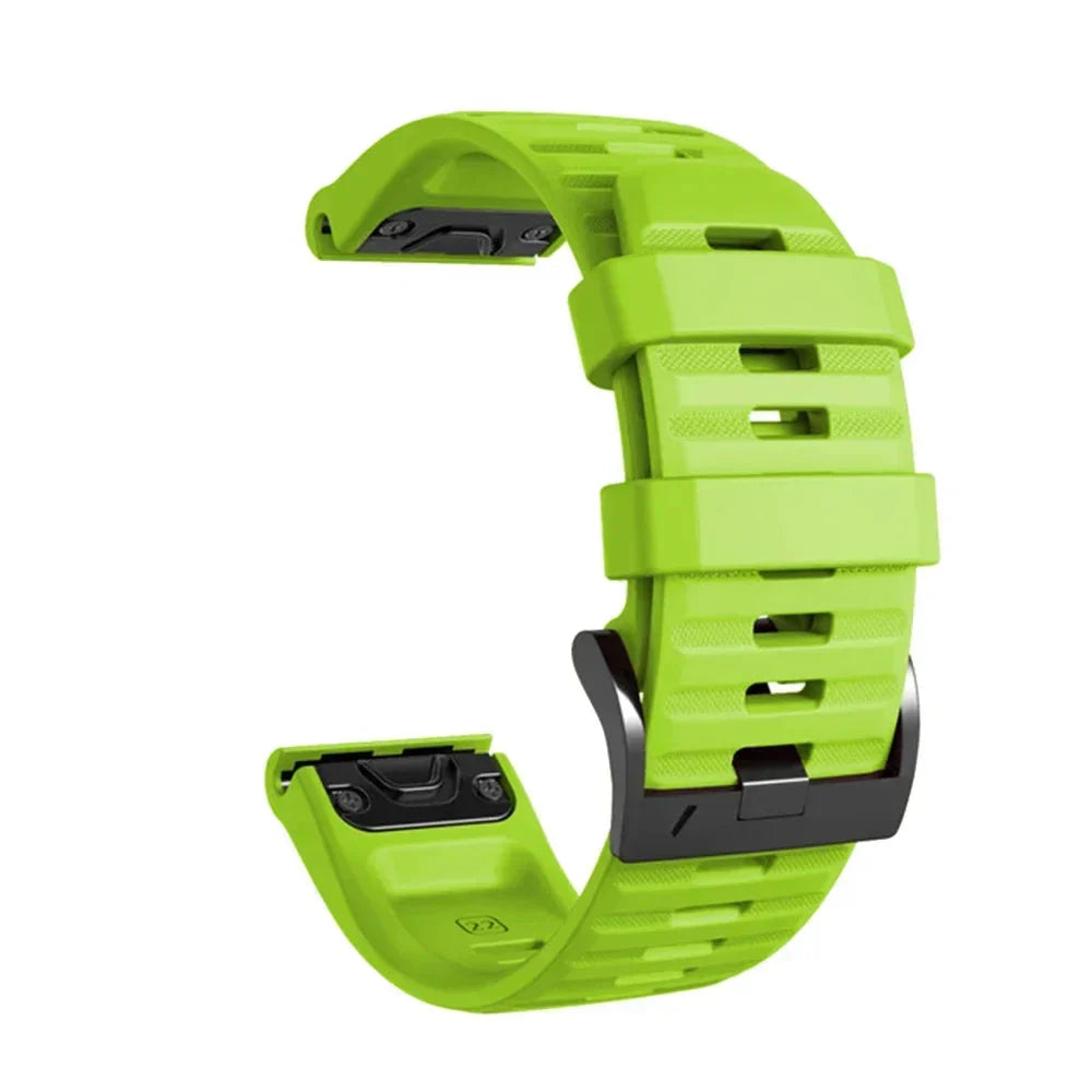 QuickFit Silicone Strap for the Garmin Flagship Models (2 sizes & 46 colours available)