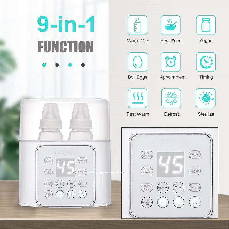 Baby Bottle Warmer & Steriliser – Fast Heating with Precise Temperature Control