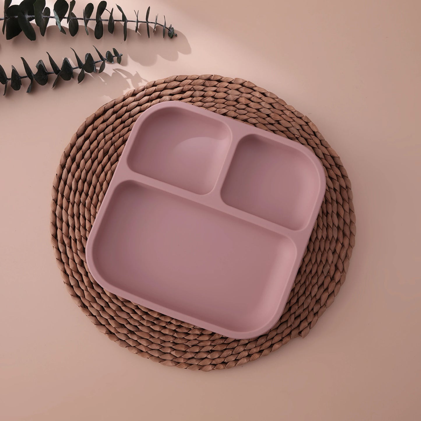 Silicone Suction Divided Baby Plate – BPA-Free Toddler Meal Tray