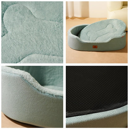 Orthopaedic Waterproof Dog Bed – Plush Winter Sofa Bed for Medium & Large Dogs