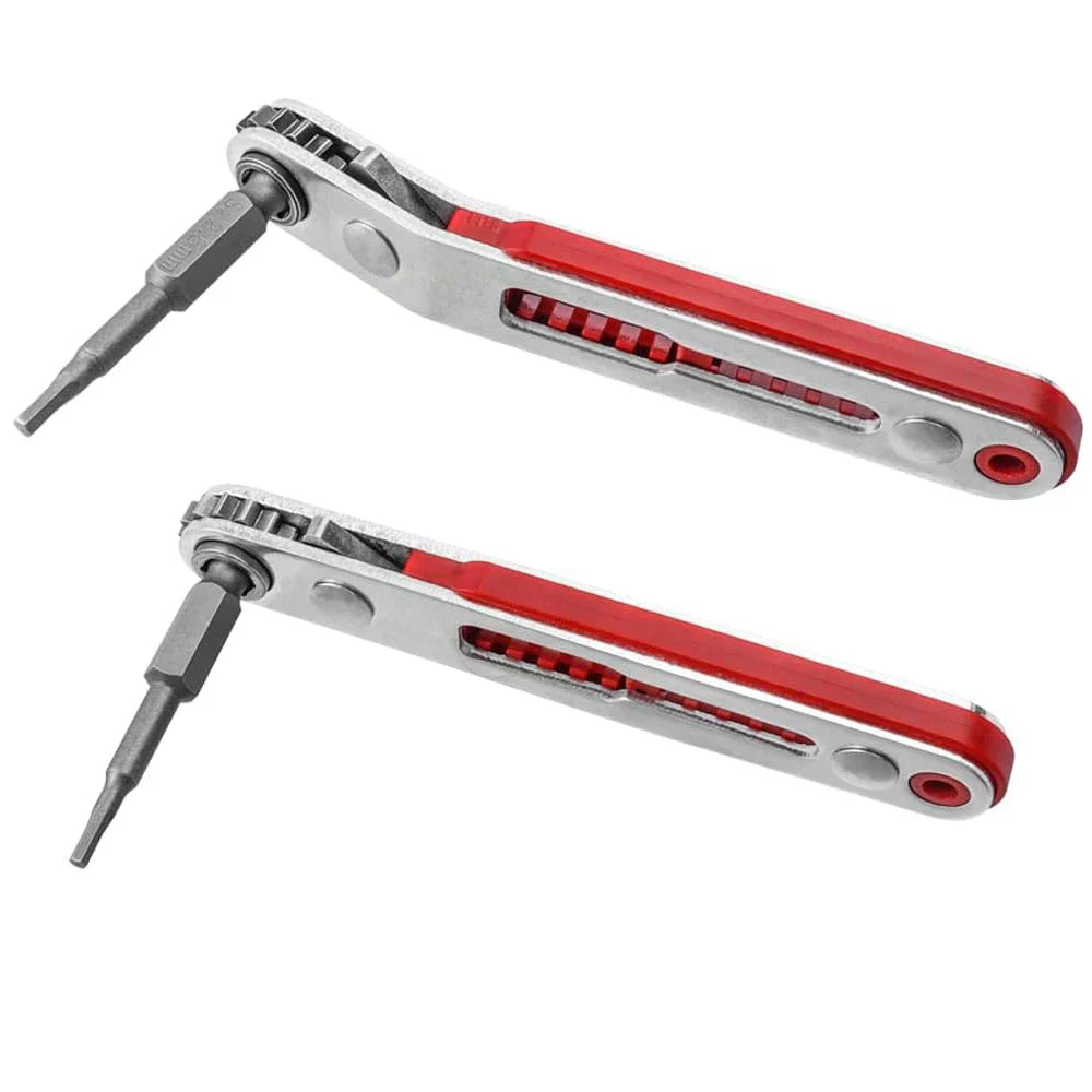 Mini Two-Way Ratchet Screwdriver – Flat/Hex Head (3 type of sets available)