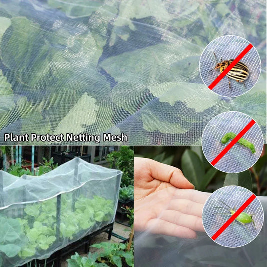 60 Mesh Garden Insect Netting – Protective Plant & Vegetable Cover
