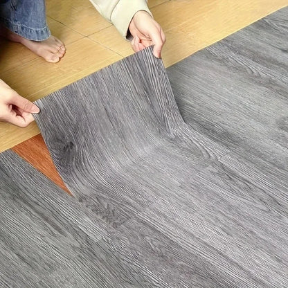 Peel & Stick Waterproof Vinyl Plank Flooring (4 sizes & 10 designs available)